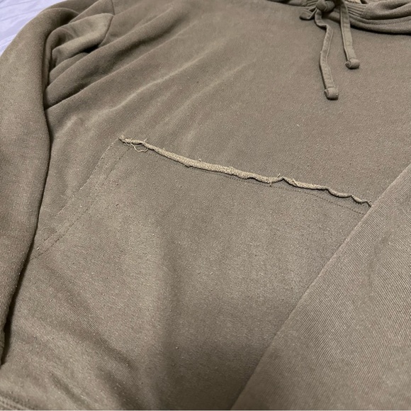 Women's Zara Oversized Hoodie in Army Green - Size Small - Picture 4 of 7